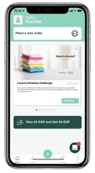 Laverie mobile app